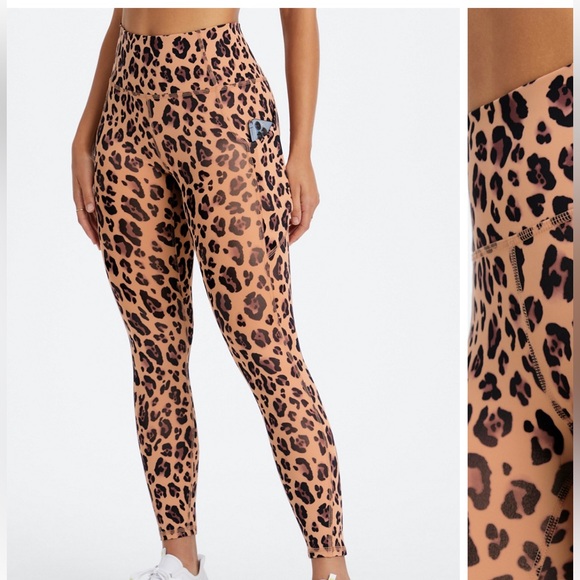 Fabletics Natural Leopard Print Leggings - Picture 3 of 6